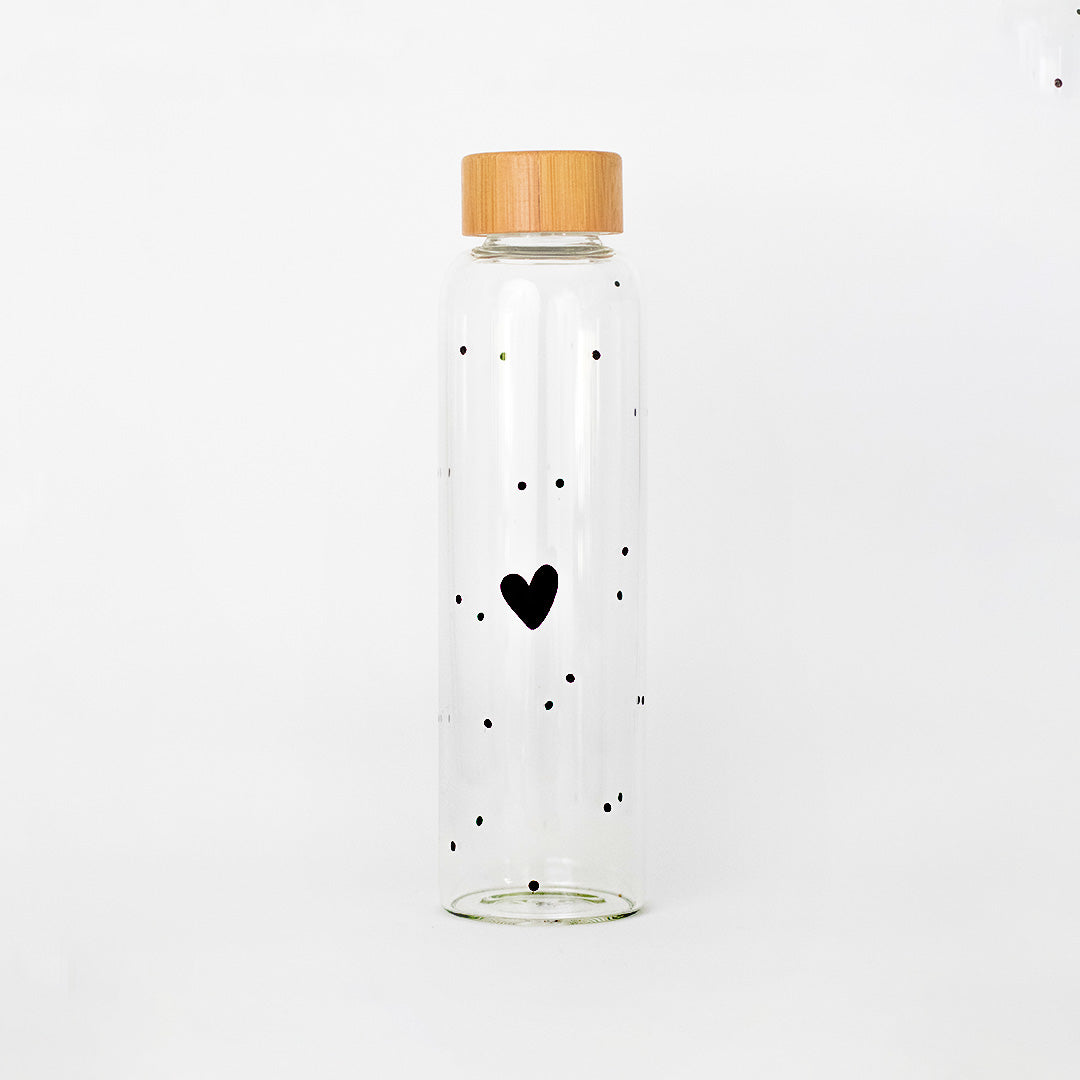Glasflasche "little heart"