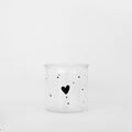 Kerzenglas, "Hearts & Dots"