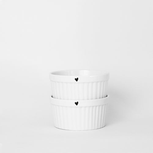 2x Souffléform "little heart"