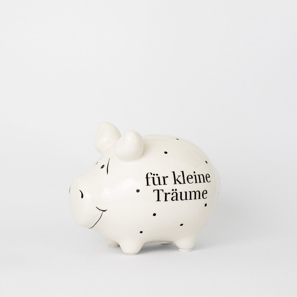 Sparschwein "für kleine Träume"