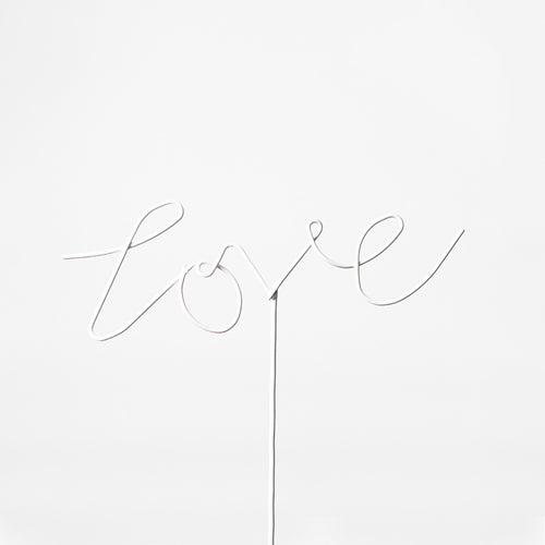 Drahtstecker "Love"